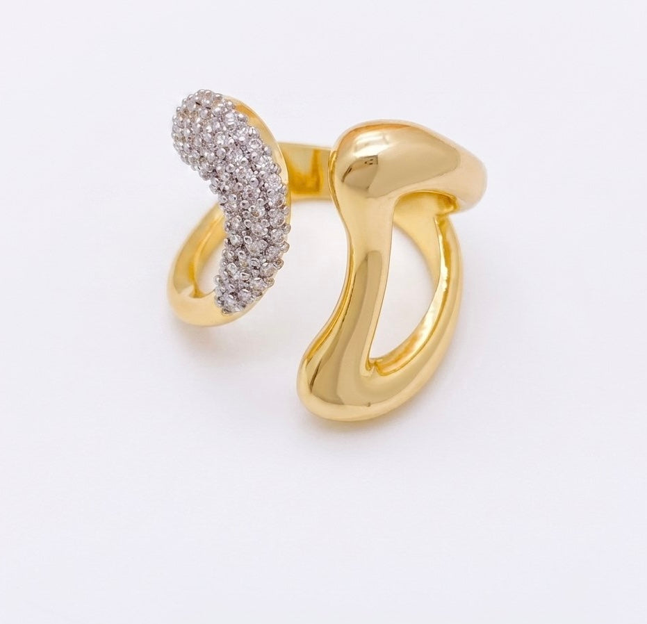 Luxurious 18K Gold Plated Deco Dream Ring