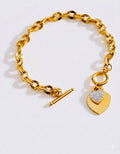 Elegant 18k Gold Plated Twin Flame Bracelet