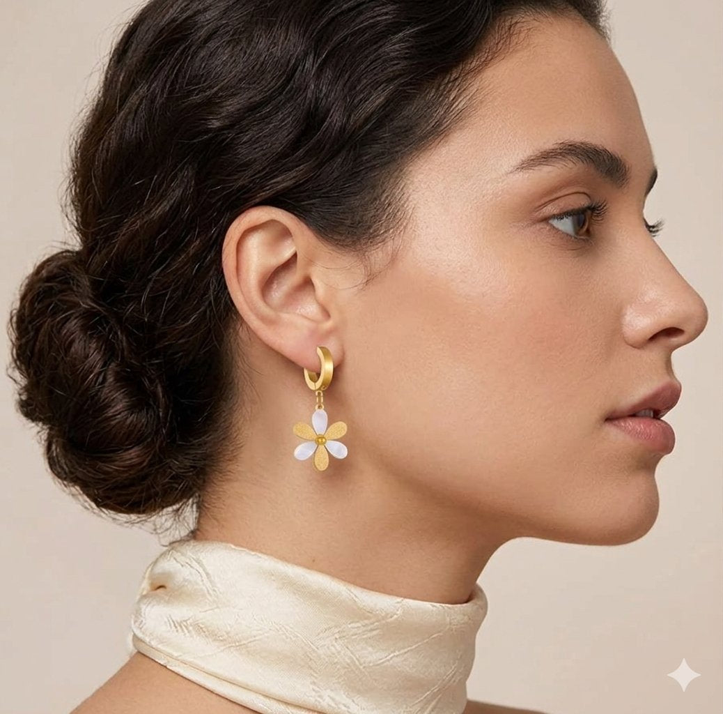 18k Gold Plated Daisy’s Summer Blessing Earrings