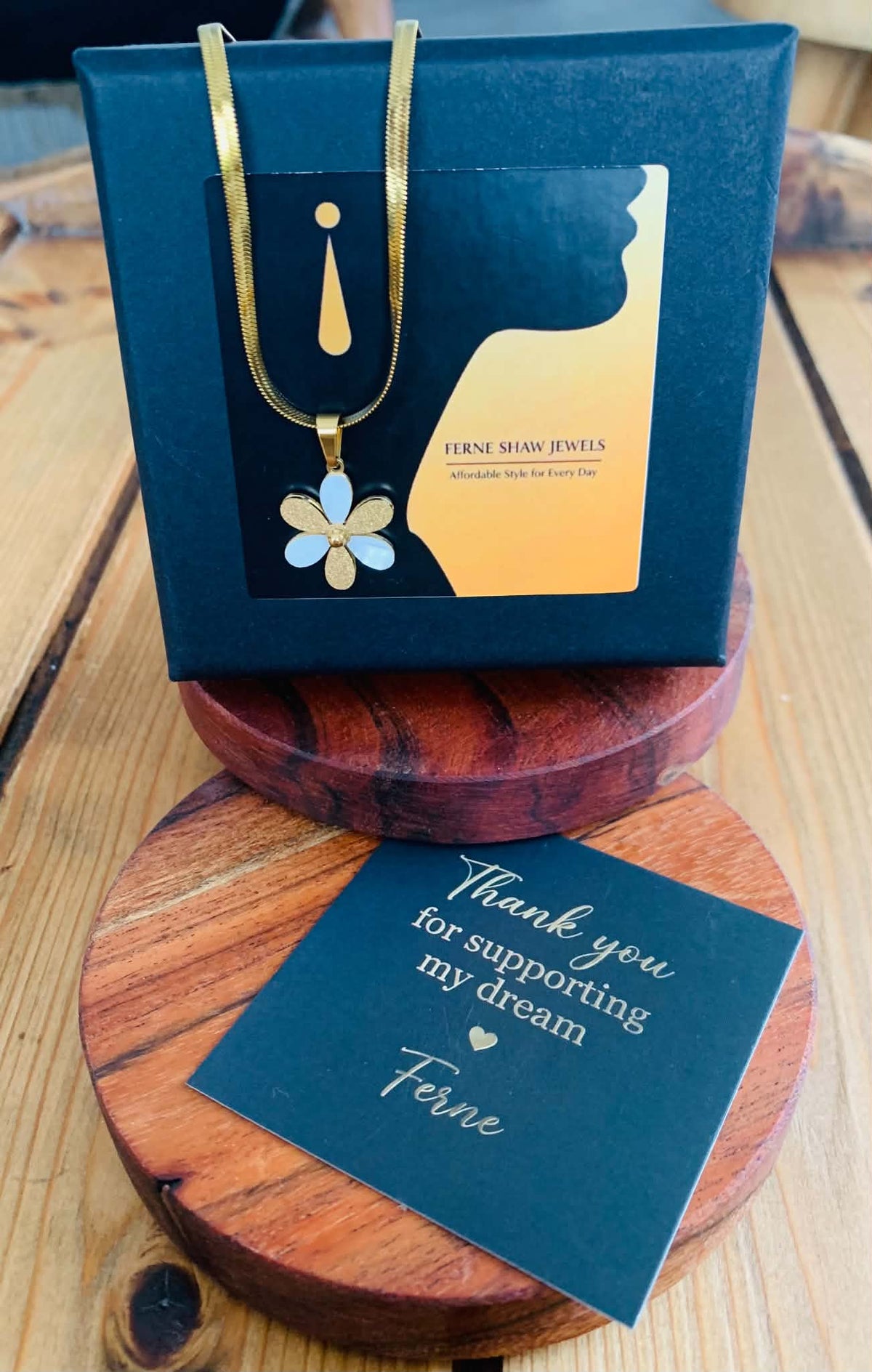 18k Gold Plated Daisy’s Summer Blessing Necklace