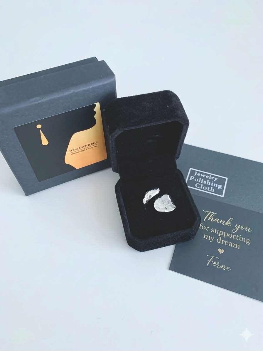 The Open Echo Silver Plated Ring