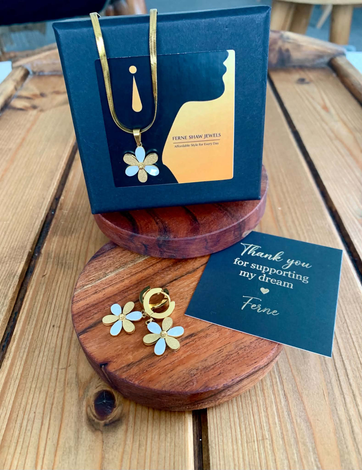 18k Gold Plated Daisy’s Summer Blessing Necklace