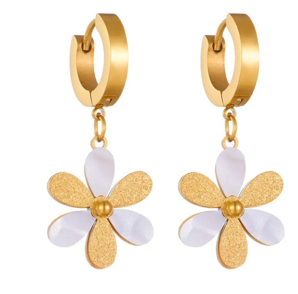 18k Gold Plated Daisy’s Summer Blessing Earrings
