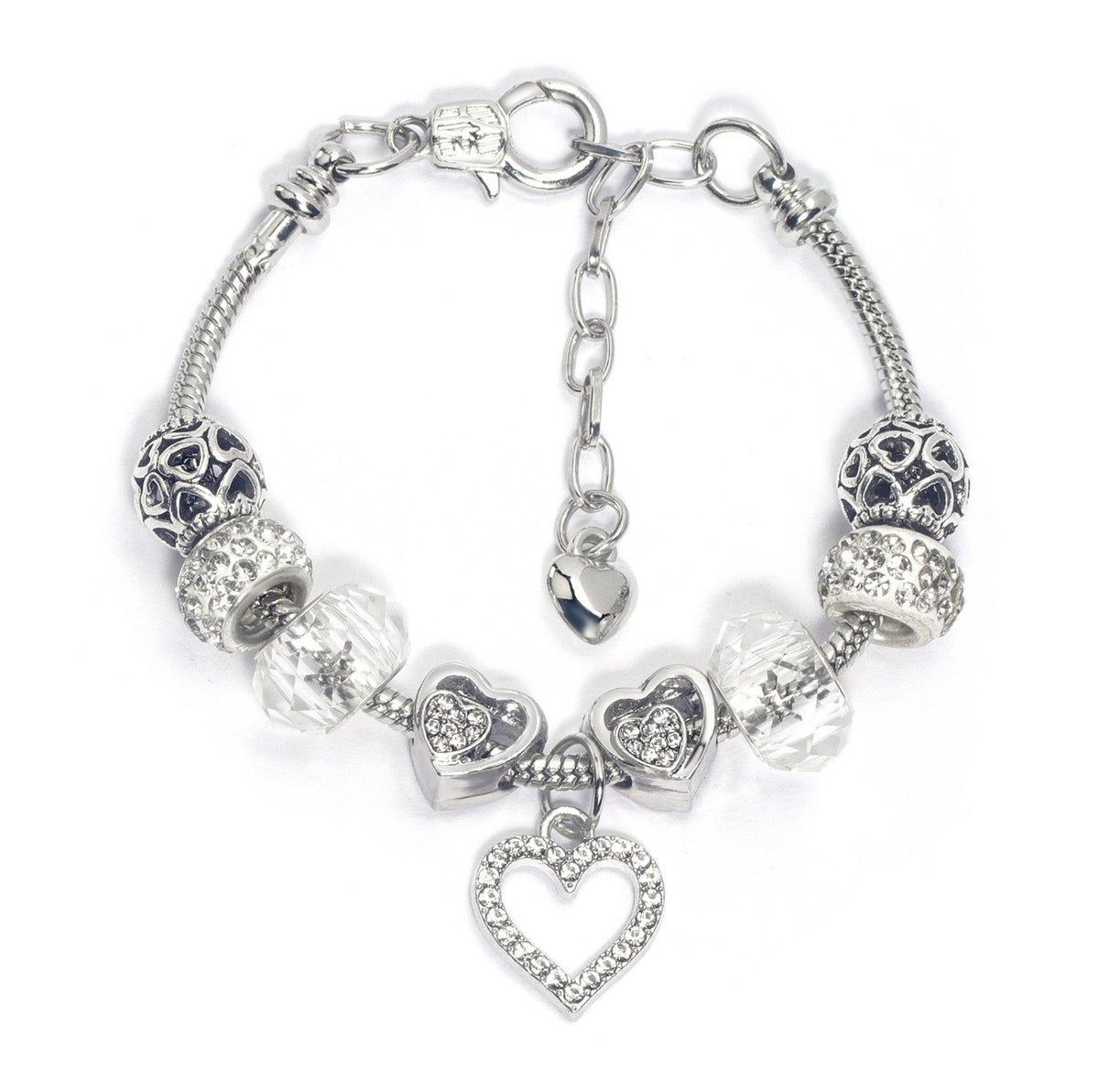 The Rhinestone Royalty Charm Bracelet